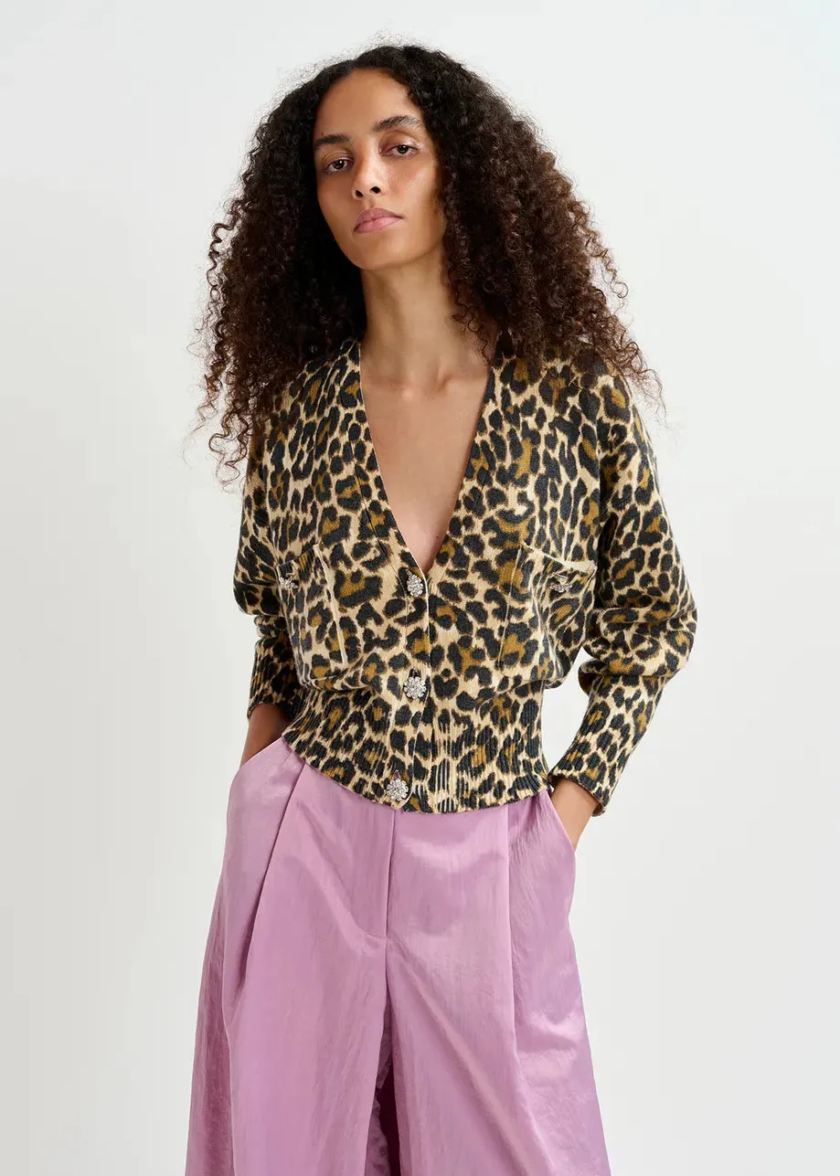 ESSENTIEL Leopard Cardigan