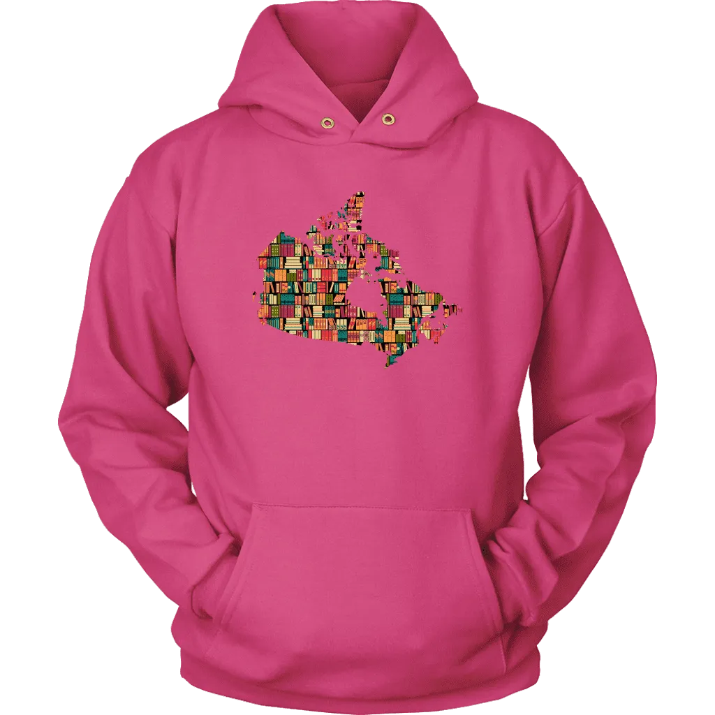 "Canada Bookish Map" Hoodie