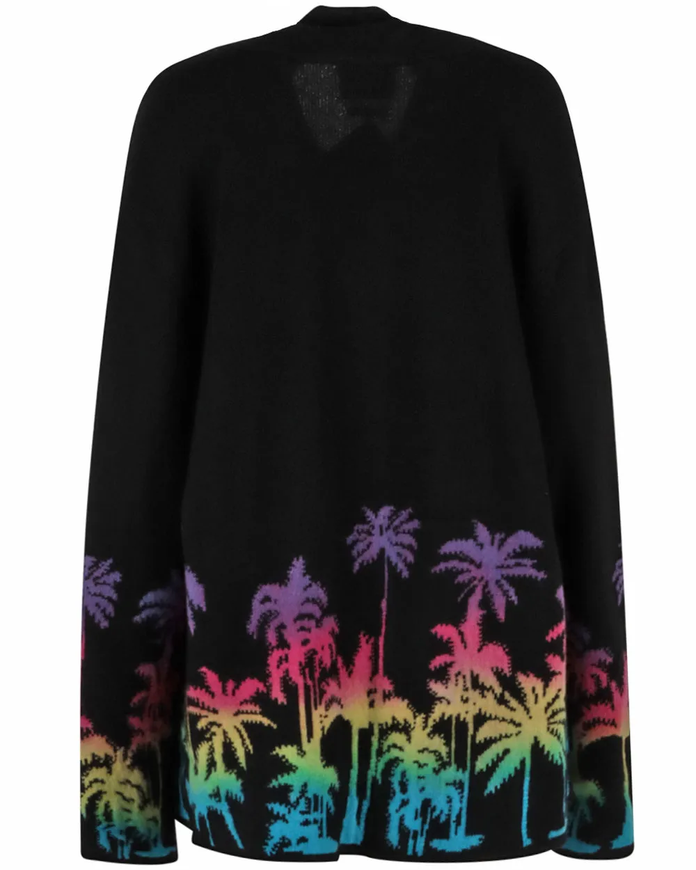 Tie Dye Palm Tree Cardigan
